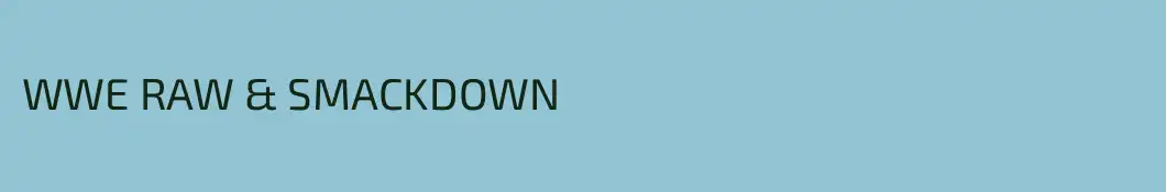 WWE RAW & SMACKDOWN